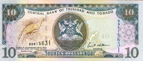 P48 Trinidad & Tobago 10 Dollars Year 2006